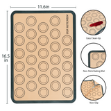 Food Grade Professional Silicone Mat – 16.5″×11.6″- made of reinforced fiberglass and food-grade siicone
