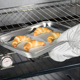 3 Pieces of Professional Aluminum Bun Jelly Roll Baking Pan (18"x13",13"x9", 9"x6")
