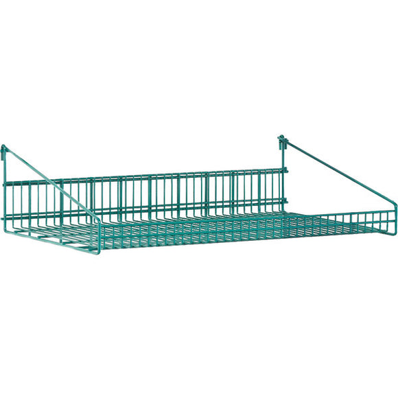 Commercial Grid Shelf with Retaining Ledge - 19 1/2