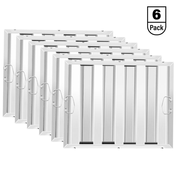 Professional Baffle Filter in Stainless Steel, 16