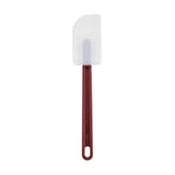 Commercial-grade White Silicone Head Scraper Spatula, Regular Blade