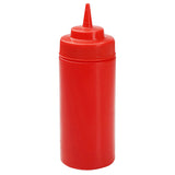 Plastic Wide Mouth Squeeze Bottle For Sauces, Spreads / Condiments