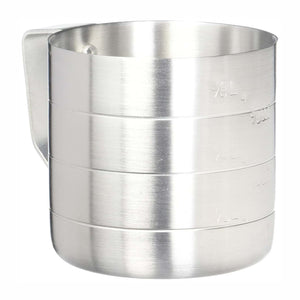 Professional Commercial-Grade Dry Aluminum Measuring Cup