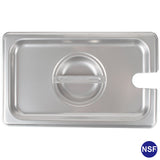 Professional Stainless Steel Steam Table Hotel Pan Cover with A Slot
