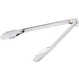Kitchen Food Clamp Serving Utility Tong Stainless Steel, with Locking Ring