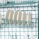 Commercial Slanted Lid Holder / Drying Shelf 14 1/8" x 20 3/4" x 12 1/8"