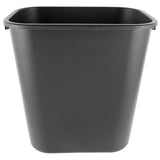 Professional 28 Qt. / 7 Gallon Rectangular Polypropylene Wastebasket / Trash Can
