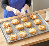 Chrome Plated Footed Wire Icing / Cooling Rack for Full Size Sheet Pan