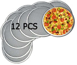 Professional Pizza Screen Aluminum Seamless Commercial Grade Pack of 12