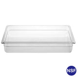 Professional Clear Transparent Polycarbonate Food Pan, Full Size