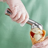 Food Grade Aluminum Ice Cream Scoop / Dipper, Silver Color - Coded