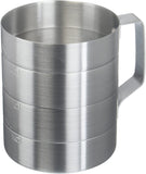 Professional Commercial-Grade Dry Aluminum Measuring Cup
