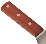 Professional Stainless Steel Perforated Spatula Turner with Wood Handle