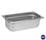 Professional 1/3 Size Anti-Jam Stainless Steel Steam Table Hotel Pan
