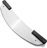Professional Pizza Rocker Stainless Steel Knife with Plastic Handles