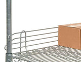 Commercial Wire Shelf Ledge 4"H, Chrome
