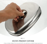 Professional Stainless Steel Dome Cover with Handle for Bacon Steak