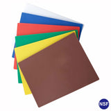 15" x 20" x 1/2" Color-Coded Polyethylene Cutting Board, NSF Certified