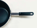 11" Aluminum Stir Fry Pan with Silicone Handle, Height 3 1/2"