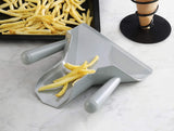 Commercial Dual Handle Polycarbonate French Fry Bagger Scoop, Chips shovel