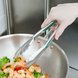 Professional Kitchen Food Clamp Serving Utility Tong Stainless Steel