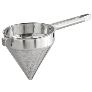 Commercial-Grade Stainless Steel China Cap Strainer, Fine Mesh