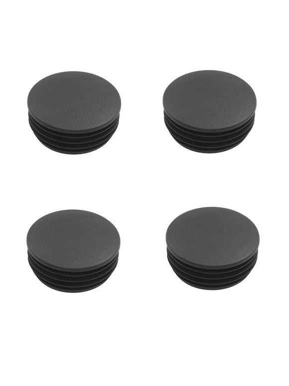4-Piece 25mm (1 Inch) Round End Caps for Wire Shelving Post
