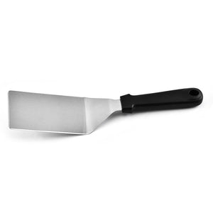 Professional Stainless Steel Square-End Spatula Turner with Plastic Handle