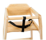 Stacking Restaurant Wooden Pub Height High Chair - Assembled