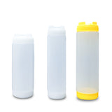 Plastic Refillable Squeeze Bottle Fist-in Fist-out Style for Sauce Condiment
