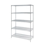 Commercial Chrome Coated Wire Shelving With 4 Set Plastic Clip