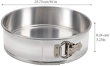 Commercial Grade Aluminum Round Springform Cake Pan with Removable Base