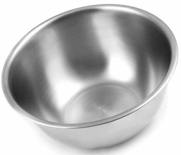 Professional Polished Stainless Steel Mixing Bowl for Cooking and Serving