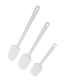 Commercial White Rubber Head Scraper Spatula/Spoonula, Spoon Blade