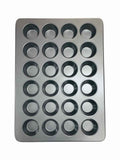 24 Cup 3.5 oz. Non-Stick Carbon Steel Muffin/Cupcake Pan-14" x 20 1/2"