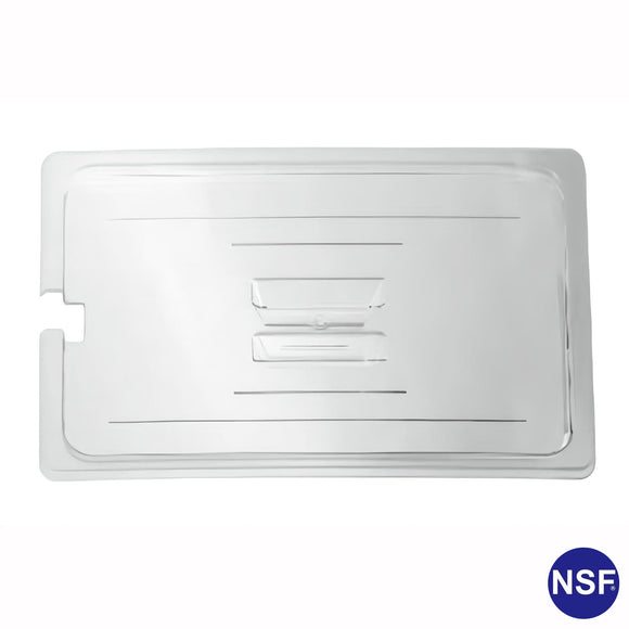 Professional Clear Transparent Polycarbonate Food Pan Cover with Slot