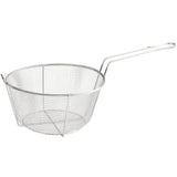 Commercial Deep Round Nicket-plated Steel Fry Basket