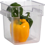 Professional Clear Transparent Plastic PC Food Storage Container, Square