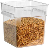 Professional Clear Transparent Plastic PC Food Storage Container, Square