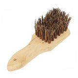 Professional Wok Brush with Palmyra Bristle and Wooden Handle