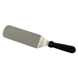 Commercial Solid Stainless Steel Turner 10'' X 3'' Flexible Blade, Plastic Handle