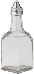 Commercial Classic Retro Style Oil and Vinegar Dispenser, Glass, 6-Ounce
