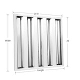 Commercial Stainless Steel Hood Grease Filter 20" X 20"