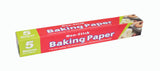 Professional Unbleached Baking Parchment Paper Roll 5mx300mm with Cutter
